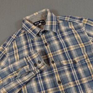 Alex Mill Mens Flannel Button Down Shirt Long Sleeve Size XS Plaid